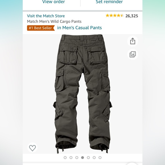 Amazon Pants Green Cargo Pants Poshmark